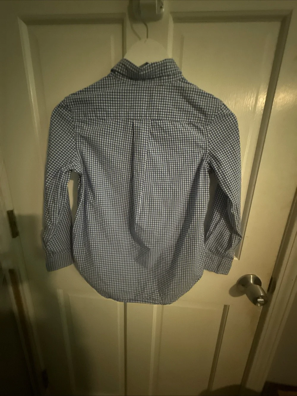 Ralph Lauren Blue & White Gingham Button-Down Shirt
